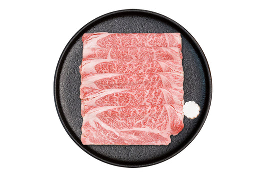 大和榛原牛A5特選ロース すき焼き用 シート巻き 木製箱入