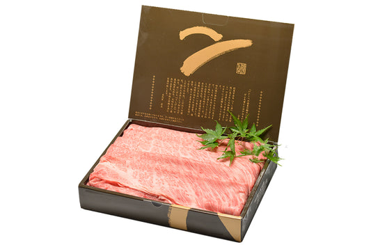 大和榛原牛A5特上ロース しゃぶしゃぶ用 シート巻き 化粧箱入