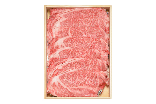 大和榛原牛A5特選ロース しゃぶしゃぶ用 シート巻き 木製箱入