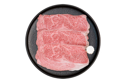 大和榛原牛A5極上ロース すき焼き用 シート巻き 化粧箱入