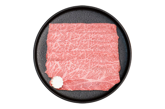 大和榛原牛A5特上ロース すき焼き用 シート巻き 化粧箱入