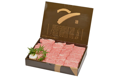 大和榛原牛A5極上カルビ焼肉 化粧箱入