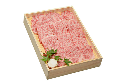 大和榛原牛A5サーロイン焼肉 木製箱入